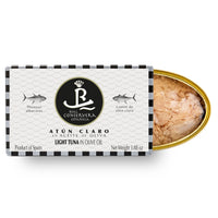 Solid Yellowfin Tuna In Olive Oil, Real Conservera Española.