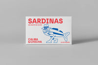 Calma & Chicha Small Sardines in Olive 16/20, Conservas del Norte.