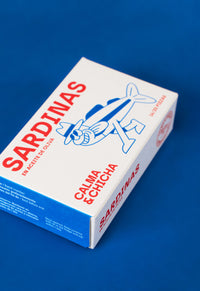 Calma & Chicha Small Sardines in Olive 16/20, Conservas del Norte.