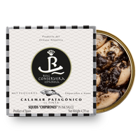 Squids "Chipirones" in its own Ink Sauce, Real Conservera Española.