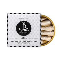 Small Sardines in Olive Oil 10/14 Pieces, Real Conserevra Española.