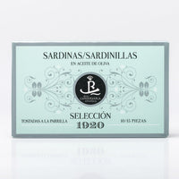 Small Sardines in Olive Oil, 10+ Pieces, Real Conservera Española, Selección 1920.