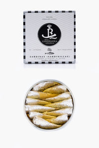 Small Sardines in Olive Oil with a Hint of Lemon 10/14 Pieces  Real Conservera Española.