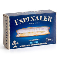Razor Clams in Brine 5/8, Espinaler.