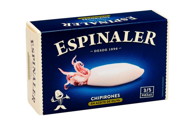 Baby Squids in Olive Oil 3/5  (Chipirones en Aceite de Oliva), Espinaler.