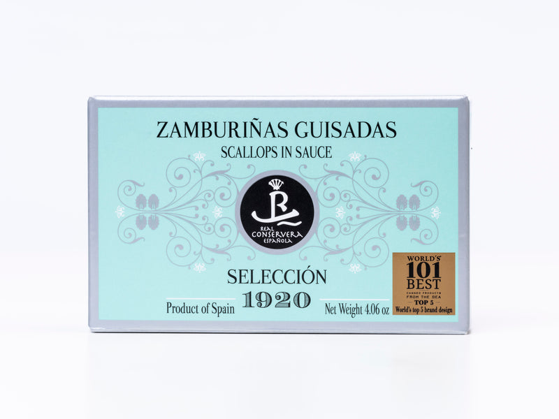 Scallops in Galician Sauce, Real Conservera Española, Selección 1920.