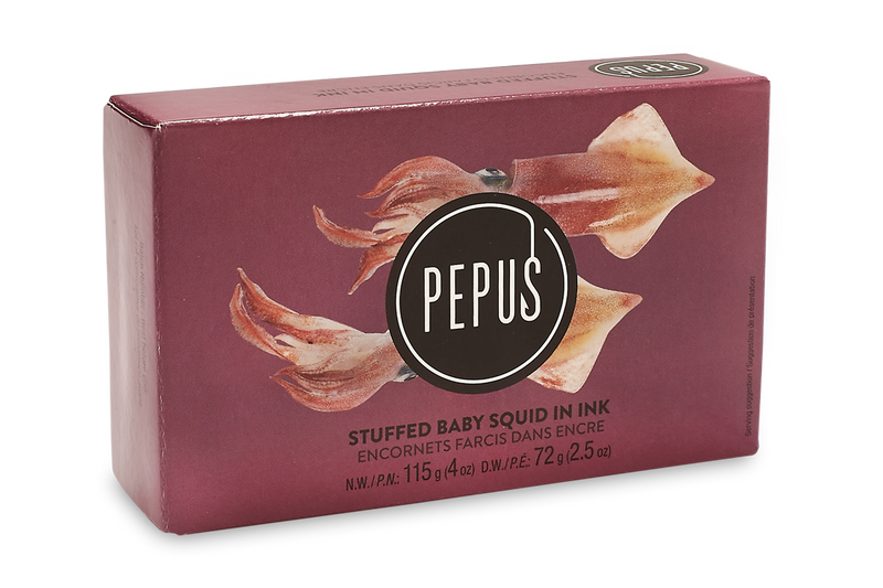 Baby Squids Stuffed in Own Ink , Pepus.