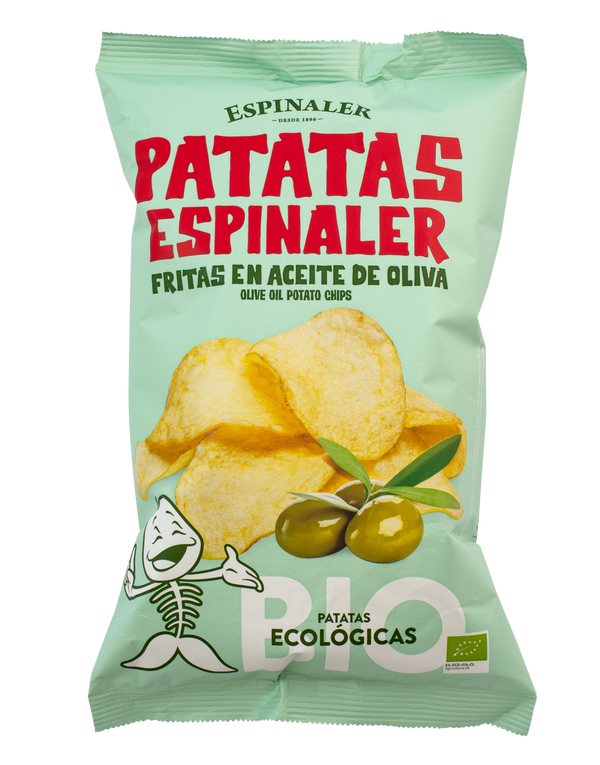 BIO ECO Fried Potatos Chips In Olive Oil 100 gr. ( Patatas Fritas en Aceite de Oliva 100 gr.)