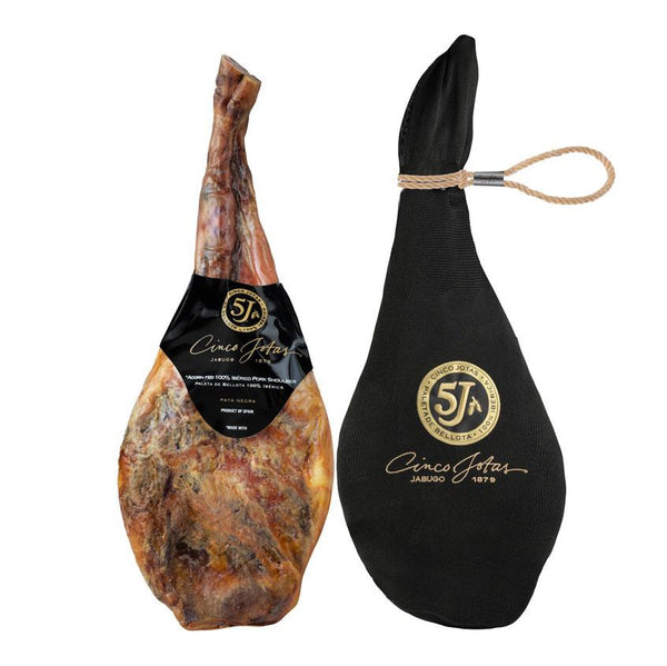 Acorn-Fed Ibérico Shoulder Ham Bone In, Paleta de Bellota 100% Ibérica con hueso 3.5-4 lbs